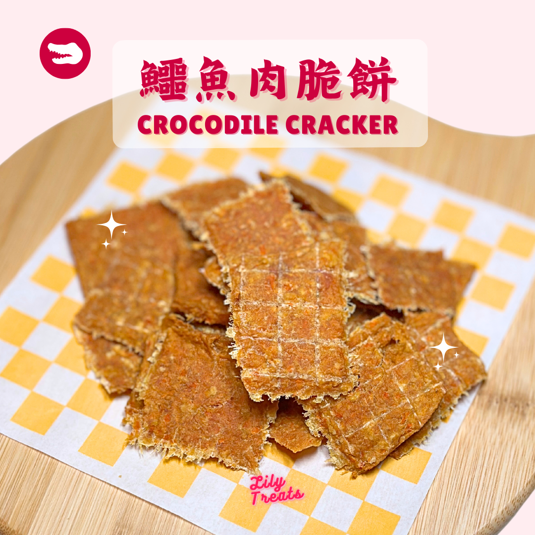 鱷魚肉脆餅 Crocodile cracker